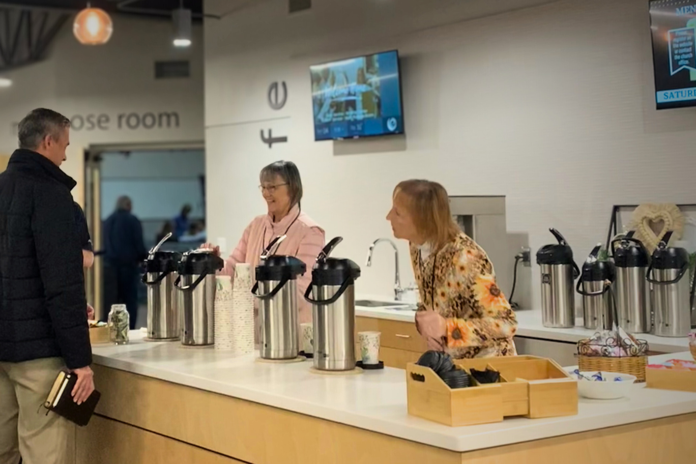 Serve in the Cafe
